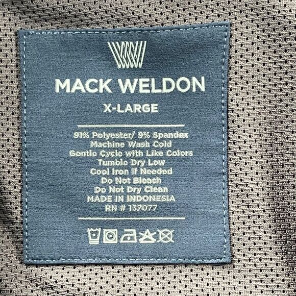 Mack Weldon XL Navy Radius Flex Jogger Rib Cuffs Stealth Zip Pocket 31" Inseam - Picture 11 of 13